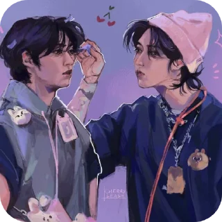 👍 emoji 🎀 Minsung🎀 Telegram sticker 24 of 39