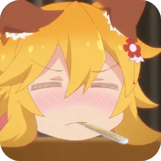 🤧 emoji Senko-san Telegram sticker 18 of 19