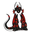 👋 emoji DrakEmono by @CrazySnep & QuillMoon Telegram sticker 1 of 25