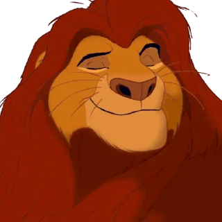 👍 emoji The Lion King 📽 by @CrazySnep Telegram sticker 9 of 21