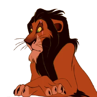 🙄 emoji The Lion King 📽 by @CrazySnep Telegram sticker 11 of 21