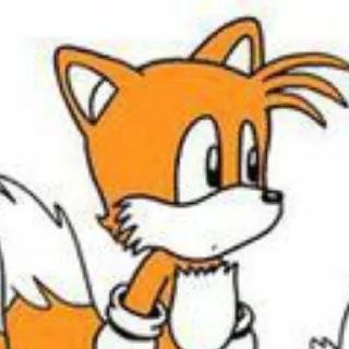 Sticker from Classic Tails.