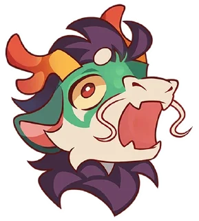 🫨 emoji Грин без надписей @stickers_vk Telegram sticker 8 of 49