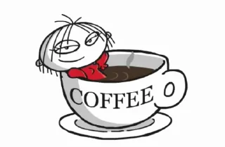 ☕ emoji @TVstickers Coffee Telegram sticker 18 of 21