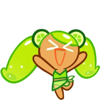🎾 emoji Lime Cookie! Telegram sticker 8 of 71