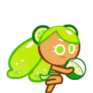 🎾 emoji Lime Cookie! Telegram sticker 21 of 71