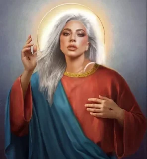 🙏 emoji леди гага богиня Telegram sticker 5 of 12