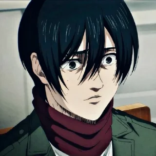 ❄️ emoji Mikasa Ackerman Telegram sticker 5 of 24