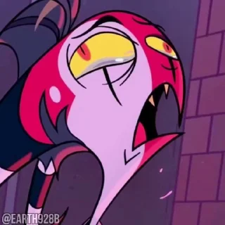 🥰 emoji @EARTH928B <- АДСКИЙ БОСС HELLUVA BOSS СТИКЕРЫ Telegram sticker 15 of 30