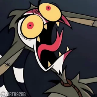 🥰 emoji @EARTH928B <- АДСКИЙ БОСС HELLUVA BOSS СТИКЕРЫ Telegram sticker 7 of 30