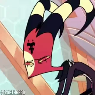 😈 emoji @EARTH928B <- АДСКИЙ БОСС HELLUVA BOSS СТИКЕРЫ Telegram sticker 14 of 30