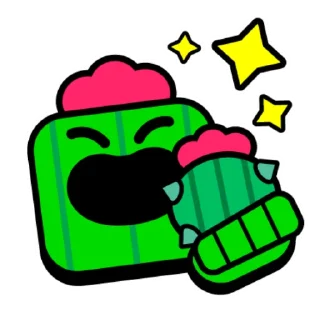 😁 emoji 🌵Спайк @Marszes Telegram sticker 19 of 60