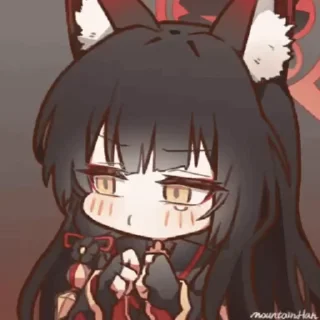 😢 emoji Хламчик по Blue Archive Telegram sticker 9 of 113