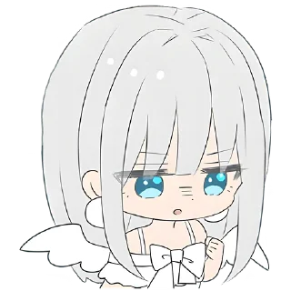 Sticker from Серебряный ангел @Nyasticks