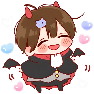 😀 emoji Ангел/демон кун @Nyasticks Telegram sticker 21 of 34