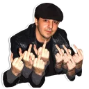 🖕 emoji SOAD Telegram sticker 7 of 30