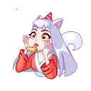 🎉 emoji Kitsune Telegram sticker 6 of 30