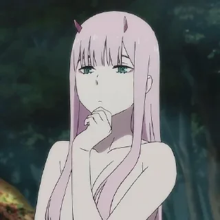 🌟 emoji Zero Two • @Earth928B Telegram sticker 24 of 50