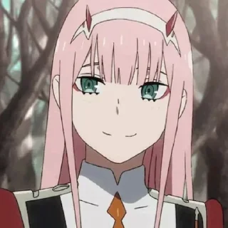 🙂 emoji Zero Two Telegram sticker 12 of 37