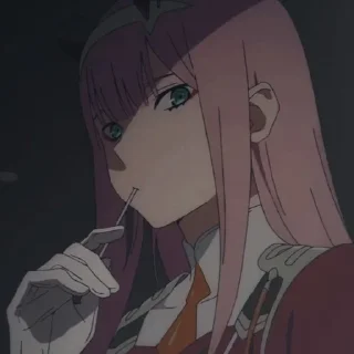 🌟 emoji Zero Two • @Earth928B Telegram sticker 17 of 50