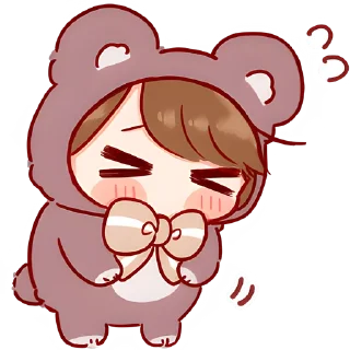 😣 emoji Кума-чан @Nyasticks Telegram sticker 11 of 25