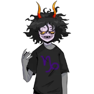 ♑️ emoji Gamzee Makara [@pivAnSti] Telegram sticker 14 of 116