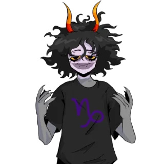 ♑️ emoji Gamzee Makara [@pivAnSti] Telegram sticker 15 of 116