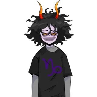 ♑️ emoji Gamzee Makara [@pivAnSti] Telegram sticker 9 of 116