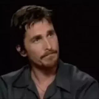 🐸 emoji Christian Bale  @SchizoChupapi Telegram sticker 9 of 21