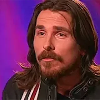 😲 emoji Christian Bale  @SchizoChupapi Telegram sticker 10 of 21