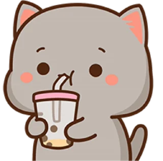 🧋 emoji all @mochipeachcats stickers 15 Telegram sticker 16 of 49