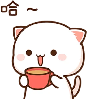 ☕️ emoji all @mochipeachcats stickers 15 Telegram sticker 17 of 49