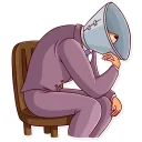 🤒 emoji Top Dog Telegram sticker 22 of 31