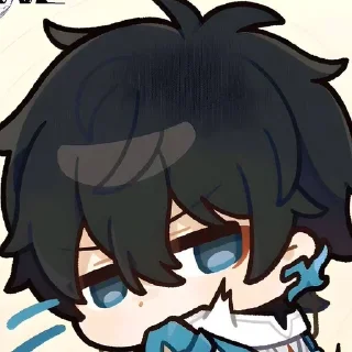 😒 emoji Dan Heng by @lnak0 Telegram sticker 10 of 15
