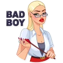 😑 emoji Eva Rich Telegram sticker 23 of 35
