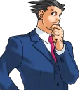 Sticker from Phoenix Wright HD