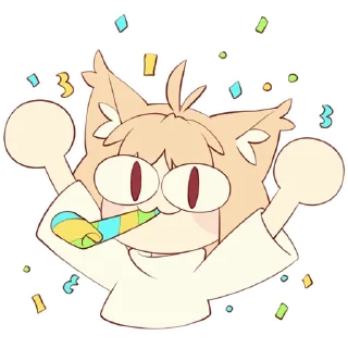 🎉 emoji Neco Arc Telegram sticker 22 of 27