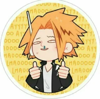 🤓 emoji my hero academia Telegram sticker 11 of 22