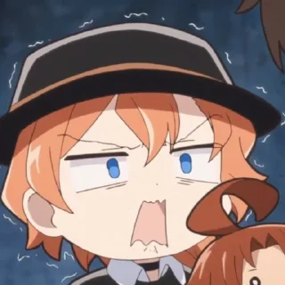 🚬 emoji Чуя bsd wan Telegram sticker 17 of 23
