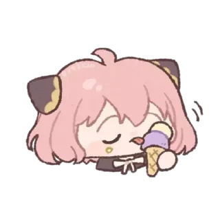 👅 emoji ꒱ ࣪˖˚₊‧ Anya..♡「 @wexsavi 」 Telegram sticker 8 of 15