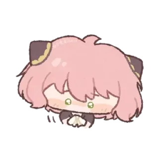 🥺 emoji ꒱ ࣪˖˚₊‧ Anya..♡「 @wexsavi 」 Telegram sticker 6 of 15