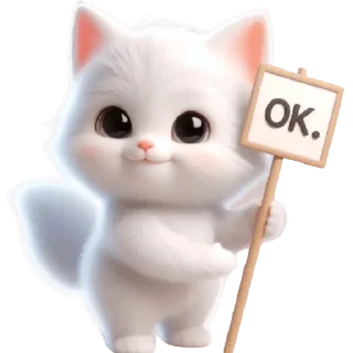 Sticker from Белая котька @Nyasticks