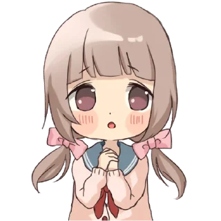 🙏 emoji Зайка–тян @nyasticks Telegram sticker 9 of 41