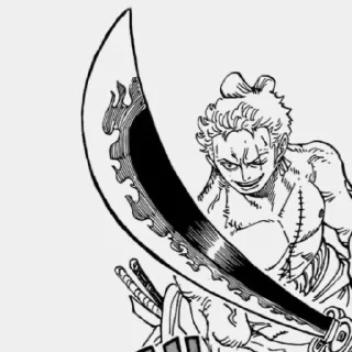 👊 emoji Roronoa Zoro Telegram sticker 6 of 24