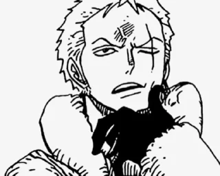 🤔 emoji Roronoa Zoro Telegram sticker 16 of 24