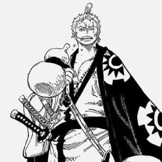 🫤 emoji Roronoa Zoro Telegram sticker 14 of 24