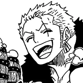 😁 emoji Roronoa Zoro Telegram sticker 12 of 24