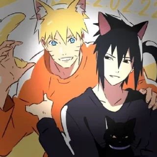 😏 emoji Саске/Наруто Telegram sticker 23 of 24