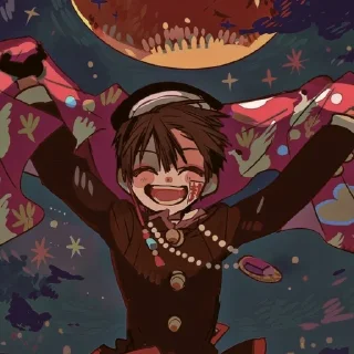 🥳 emoji Hanako-kun Telegram sticker 23 of 64