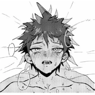 😴 emoji Hajime's everyday faces Telegram sticker 4 of 58